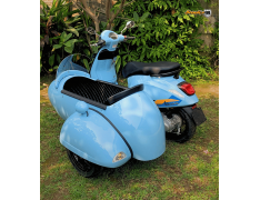 Sidecar Vespa Baby Blue Classic Edition Sidecar Vespa Baby Blue Classic Edition
